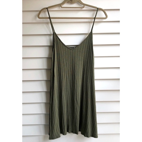 UO Silence + Noise Wide Ribbed Knit Slip Dress - Picture 5 of 12